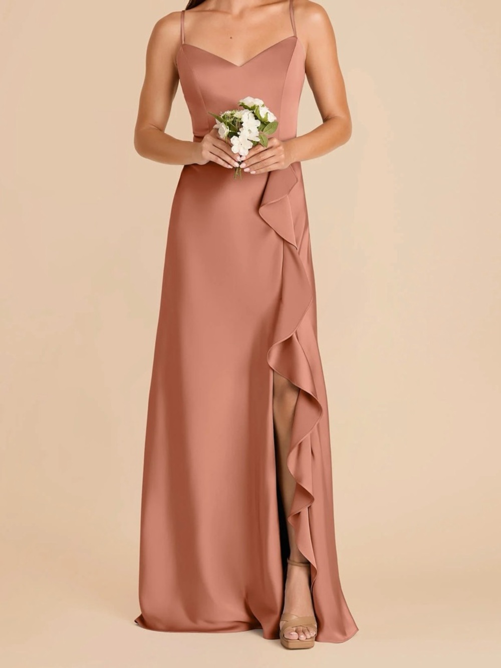BIRDY GREY Theresa Dress XS NEW
Matte Satin Desert Rose